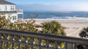 A coastal view with a house and beach. - Stay @ Serenity by the Sea on Isle of Palms (Isle of Palms)