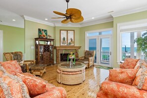 TV, fireplace, Netflix, streaming services - Amenities GALORE! Private pool, hot tub, elevator and more (Emerald Isle)