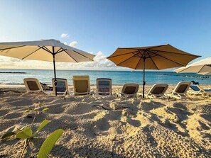 Beach nearby - Aqueous: Luxury Villa w/Tranquil Pool Near Beach (Leeward Settlement)