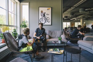 Sala de estar en el lobby