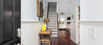 Charming 3BR Folly Beach Townhome: Water Views, Pool Access & Steps to Fun