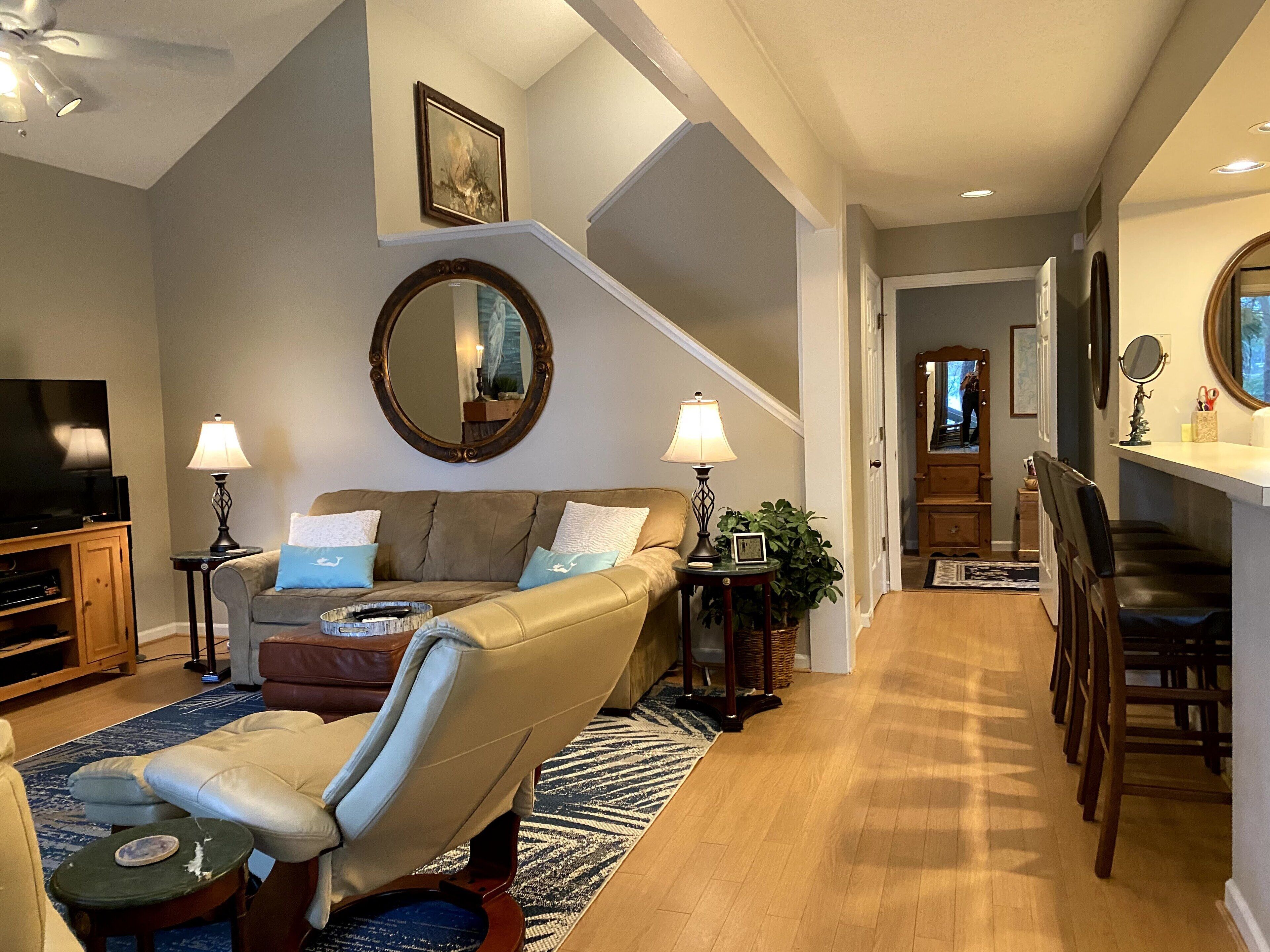 Dataw Island Villa on Ocean Waterway with Dock, Kayak, Bikes, WIFI, 4 TVs, Grill