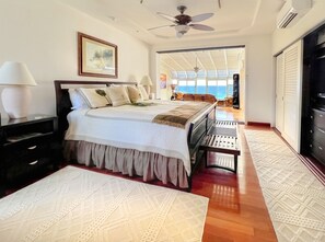 2 bedrooms, iron/ironing board, free WiFi, bed sheets -  WORLD CLASS #402 Superior PENTHOUSE, Full AC, 2 Suites, Best Views & Privacy (Princeville)