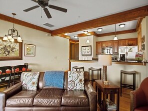 TV - Chalakee Lodge CA-1- Mountain View, Gated Resort, Indoor/Outdoor Pools & Hot Tub (Boone)