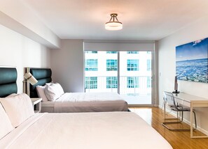 1 soverom, skrivebord, strykejern/-brett og wi-fi (inkludert)