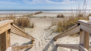 På stranden