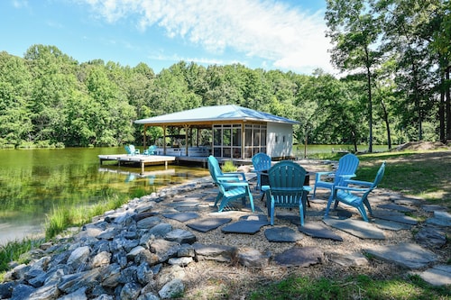 Waterfront living on the private side of Lake Anna 3+ acre estate! New Home!
