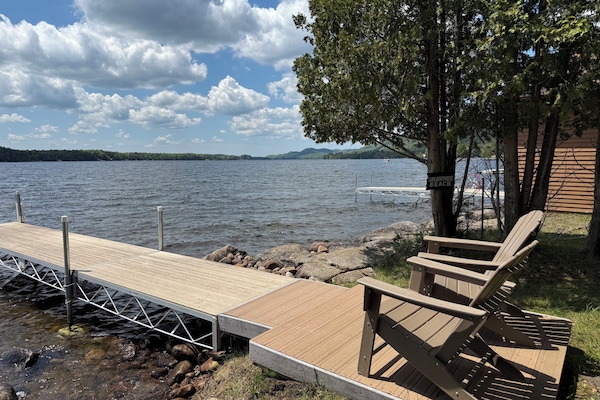 Lake access with dock