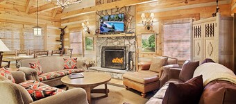 Rainbow's End- Log Cabin, Mountain Feel, à proximité des attractions de la haute montagne -10% Réduction dernière minute - réduction incluse dans la soumission en ligne