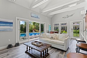 TV, fireplace, video games, books