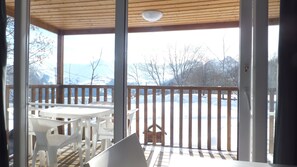 Terrace/patio - Camping Caravaneige du Col (Fontcouverte-la-Toussuire)