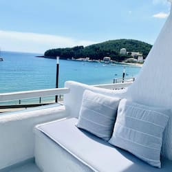 Comfort Deluxe Double Room, with Balcony Sea View | Terraço/pátio