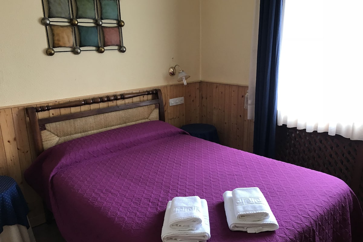 Desk, blackout curtains, iron/ironing board, free WiFi