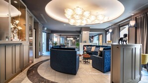 Sitteområde i lobbyen