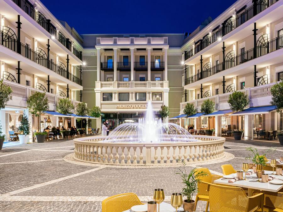 Front of property - evening/night