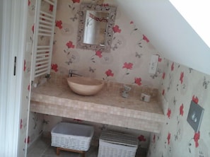 Shower, hair dryer