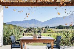 Terrace/patio - Duikersdrift Winelands Country Escape (Tulbagh)
