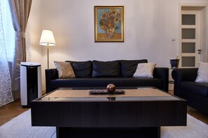 Luxury Apartment | Living room | Flat-screen TV - Old Town Square Royal Apartment (Prague)
