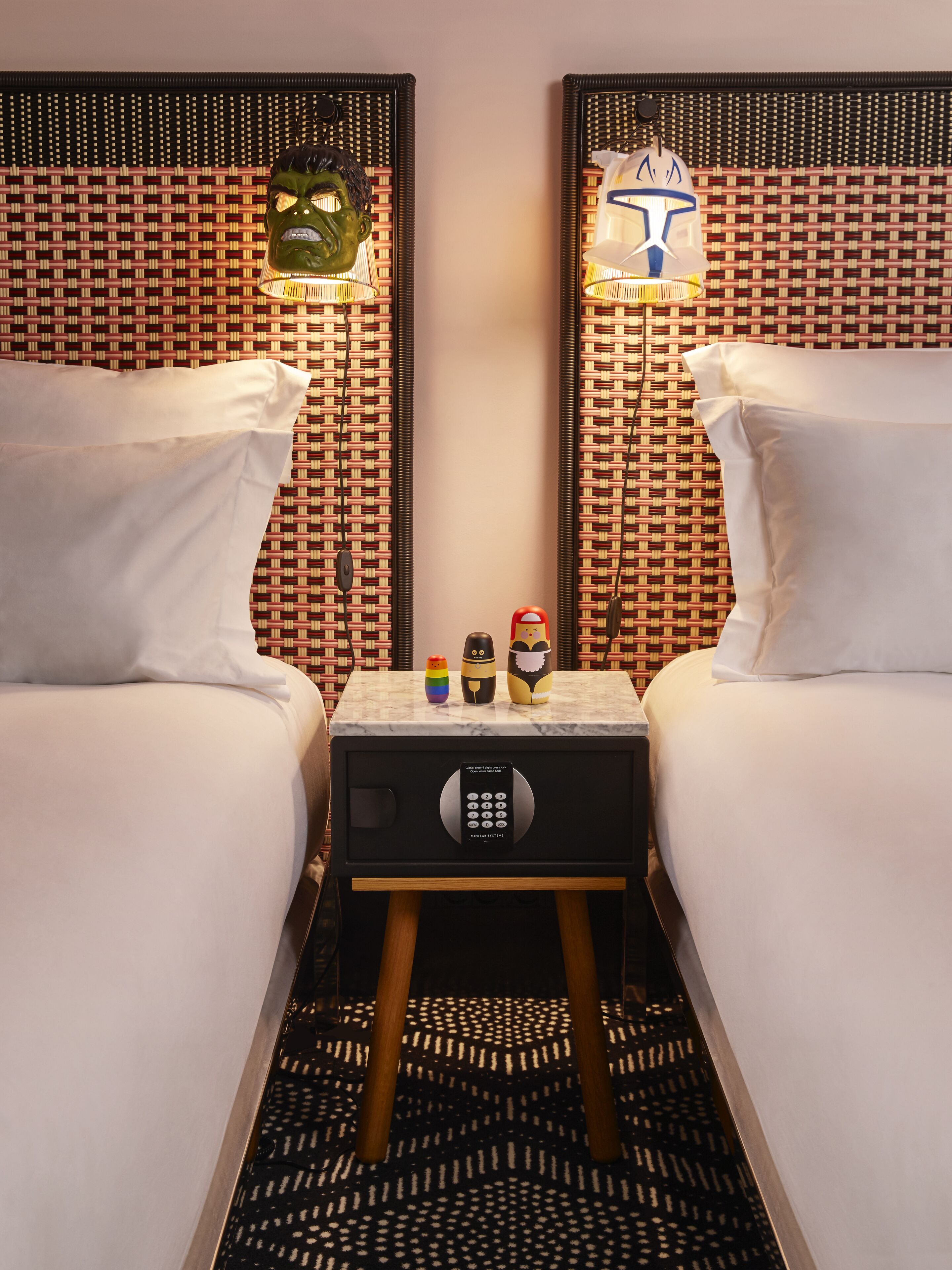 twin room, 2 single beds (large mama) | premium bedding, in-room safe, desk, soundproofing