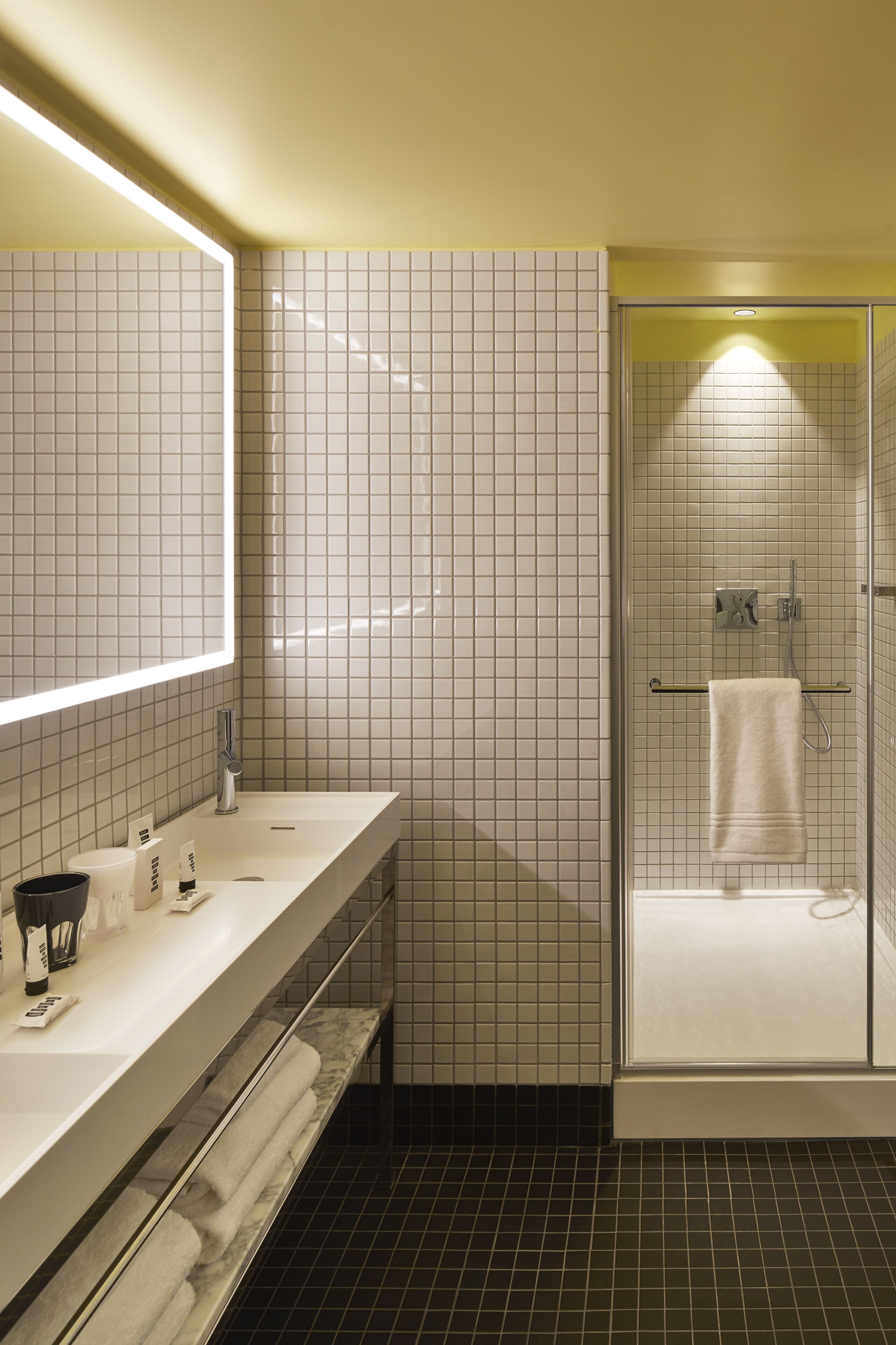 family room, 1 double bed with sofa bed (xxl mama) | bathroom | shower, hair dryer, towels