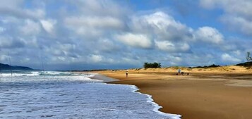 Beach nearby, white sand