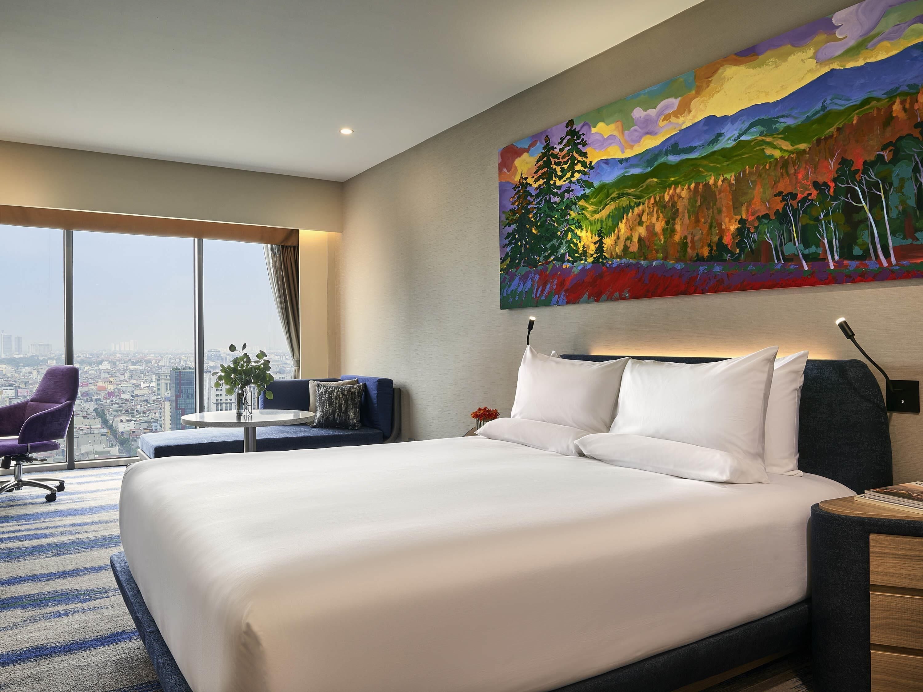 Premium bedding, minibar, in-room safe, desk
