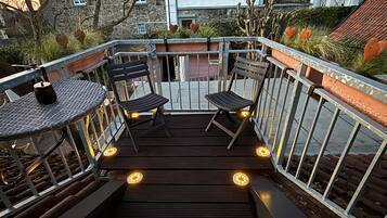 Superior-Dreibettzimmer, mit Bad (Dachgeschoss) | Blick vom Balkon