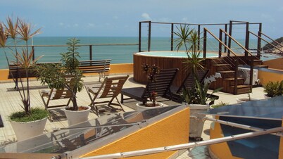 Comfort and safety for your family / friends overlooking the Morro do Careca!
