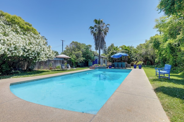 Sacramento Vacation Rental | 3BR | 2BA | 3 Steps Required | 1,772 Sq Ft