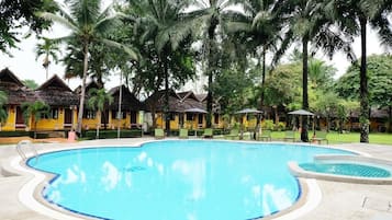 Executive Villa, 1 Double Bed, Smoking, Garden View | Pool | Indoor pool, outdoor pool