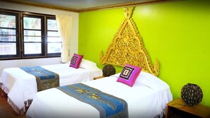 Standard Villa, 2 Twin Beds, Garden View, Poolside | Blackout drapes, free WiFi, bed sheets - Siblanburi Resort (Mae Hong Son)