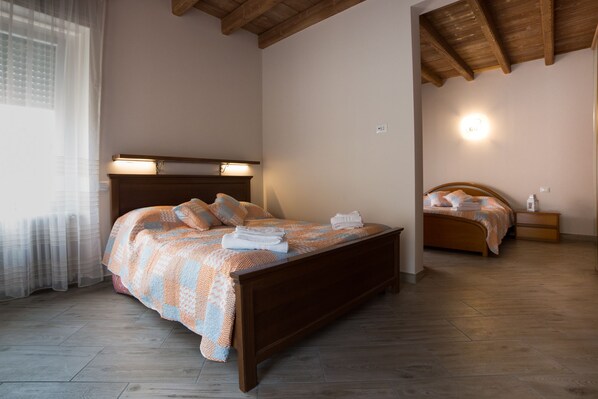 Down duvets, blackout curtains, soundproofing, free WiFi
