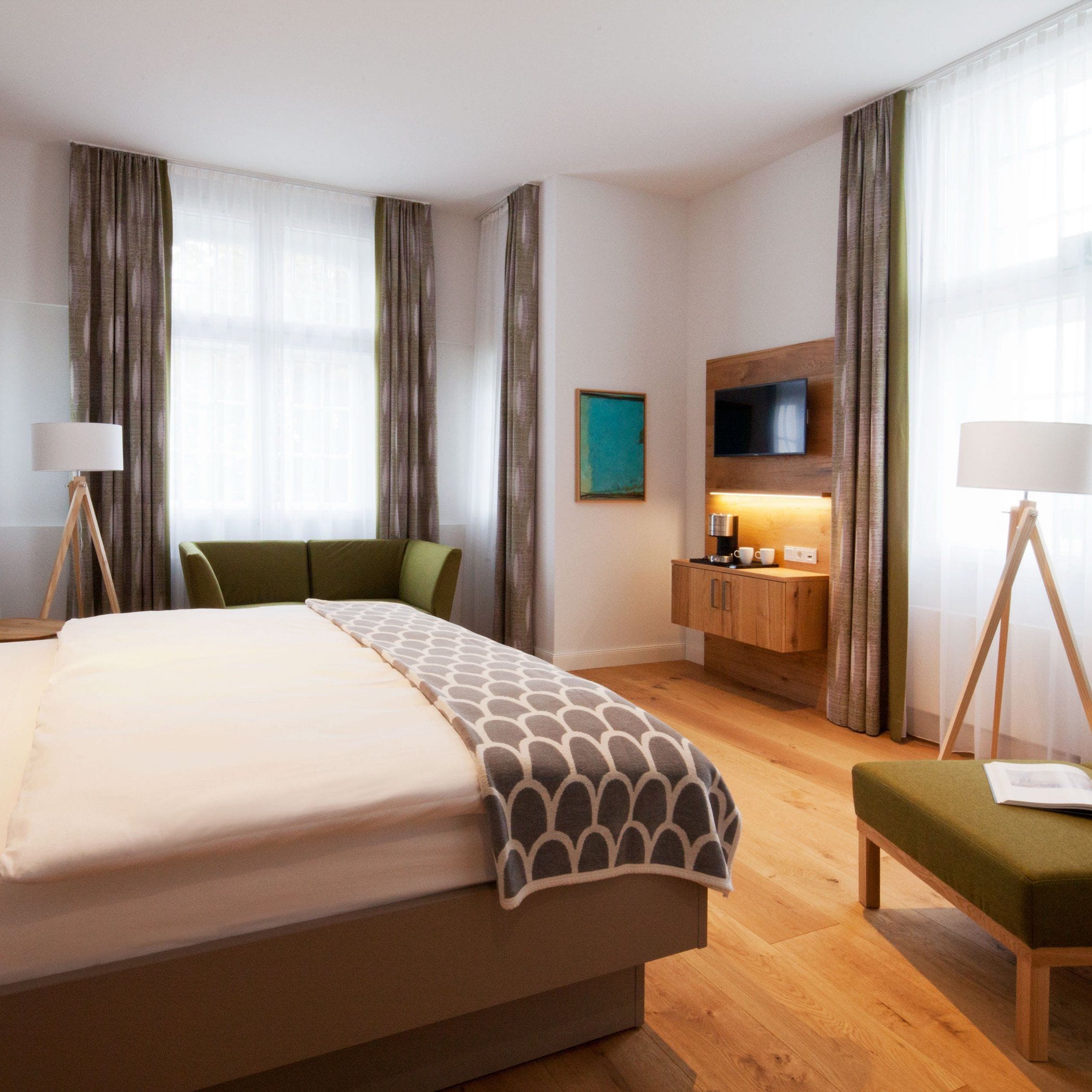 comfort double room | hypo-allergenic bedding, in-room safe, individually decorated, desk