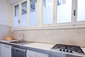 Kühlschrank, Mikrowelle, Geschirrspüler