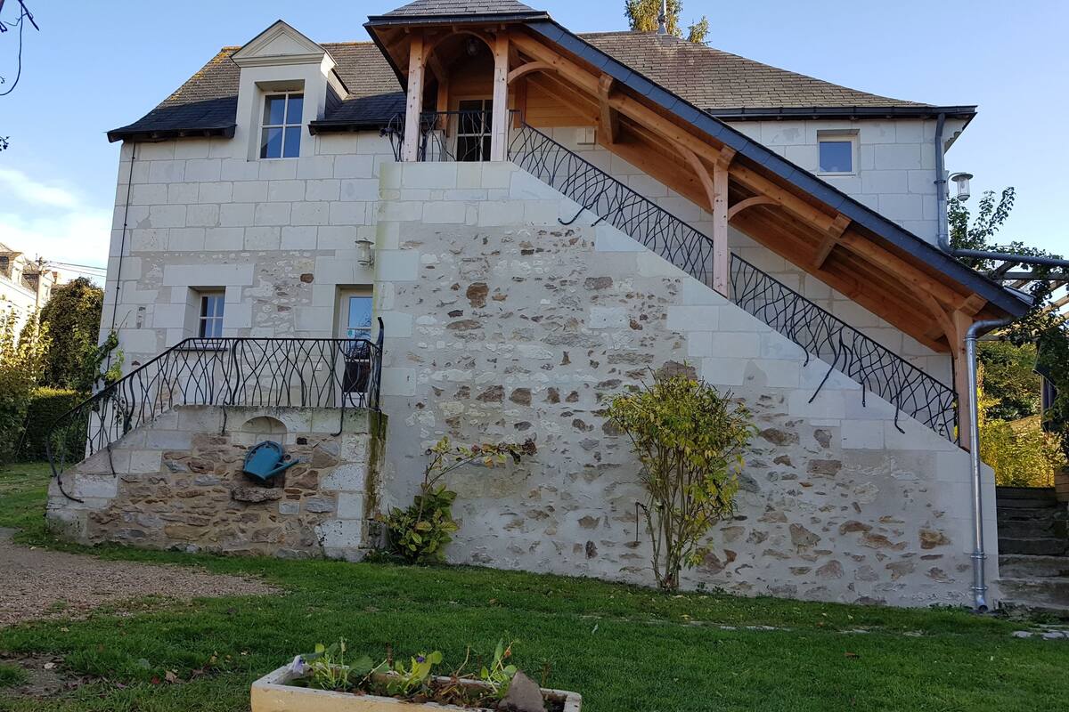Exclusive-Haus, eigenes Bad, Gartenblick (Gîte La Haute Cormerie) | Außenbereich