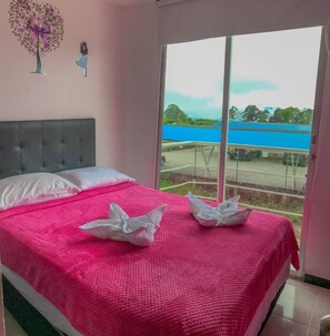 Family Apartment, 2 Bedrooms, Non Smoking, Balcony | 2 bedrooms, in-room safe, desk, blackout drapes - Aparthotel Near Parque del Café (Montenegro)