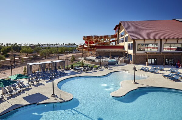 Indoor pool, outdoor pool, pool cabanas (surcharge), pool umbrellas