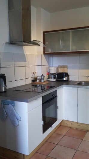 Kühlschrank, Ofen, Herdplatte, Geschirrspüler