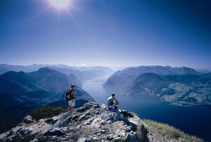 Blick von der Unterkunft