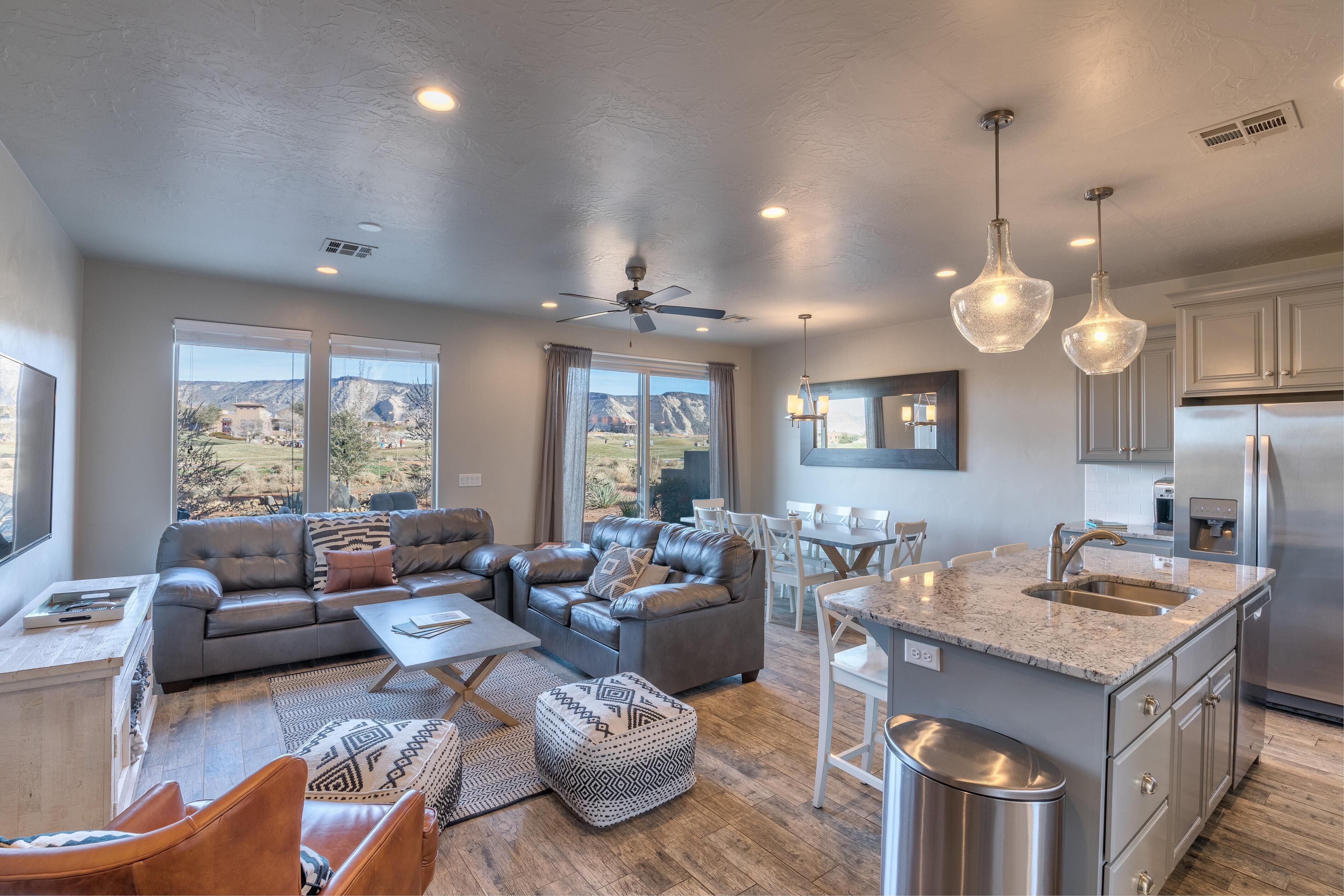 Resortwoning, meerdere bedden (On The 18th Green) | Woonkamer