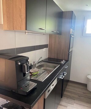 Fridge, stovetop, electric kettle, toaster - Vacation cottage Eddy (Harzgerode)