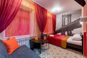 Apartment - studio "Gatsby" | Interior detail - ColorSpb Apart Hotel Movie House (St. Petersburg)