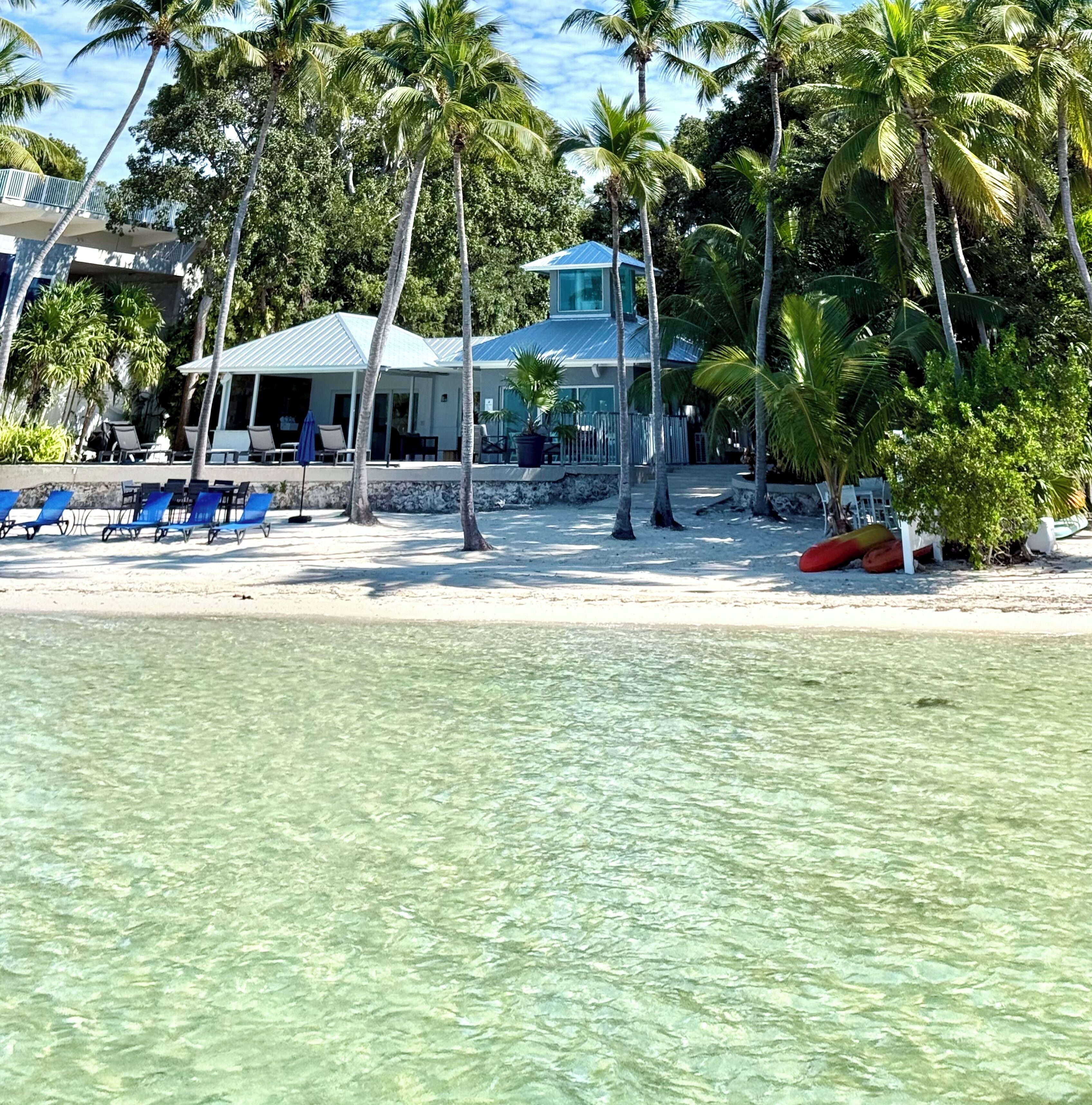 On the beach, sun loungers, beach towels