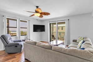 Smart TV, video games, DVD player, books