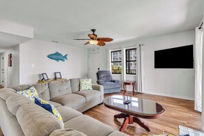 Smart TV, video games, DVD player, books