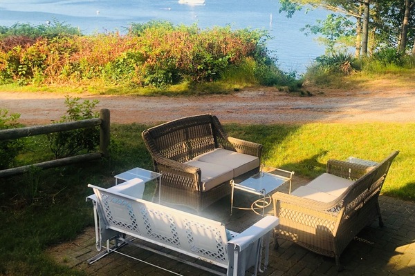 Patio overlooking Great Bay