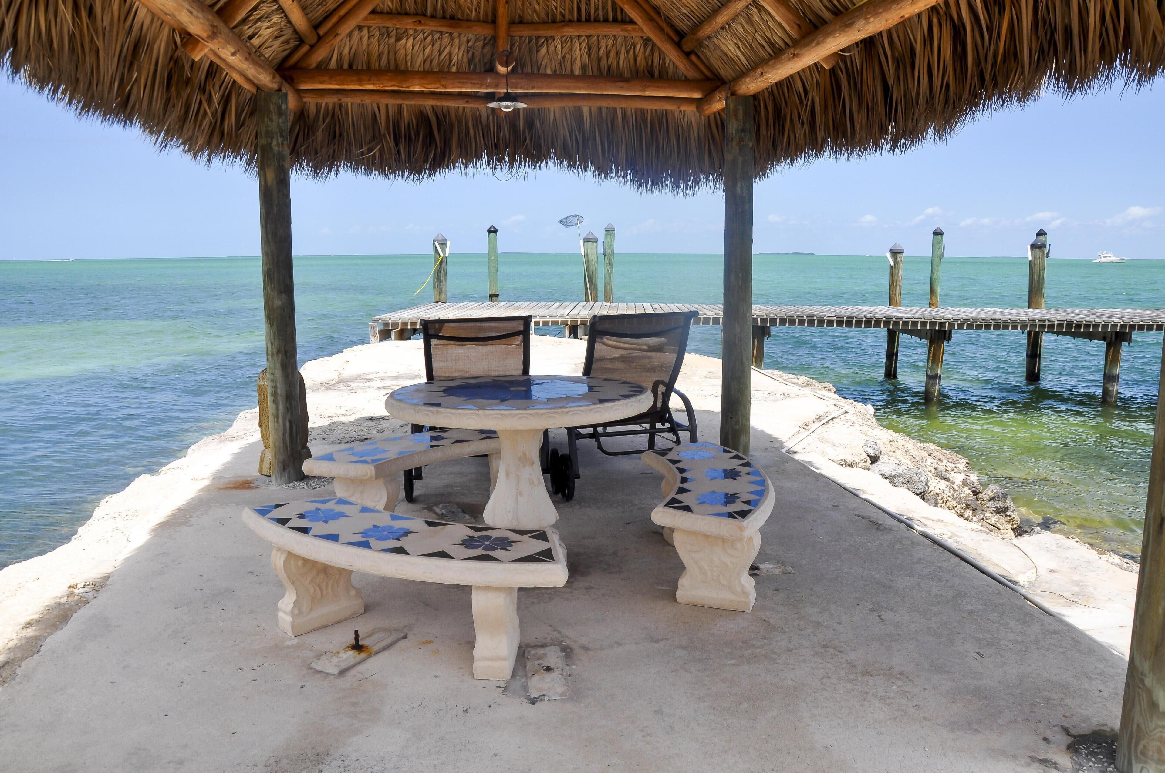Tiki a place to enjoy morning coffee and beautiful sunsets