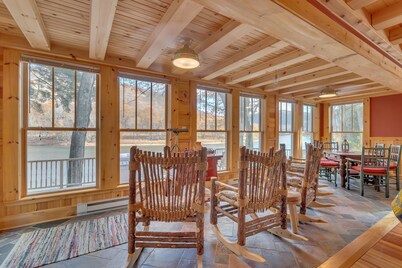 Disfrute de la encantadora y privada casa frente al río de Delaware cerca de Callicoon NY