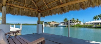 Pirate Point, Luxe 5BR Escape w/ Pool, Tiki, & Dock Minutes from the Beach