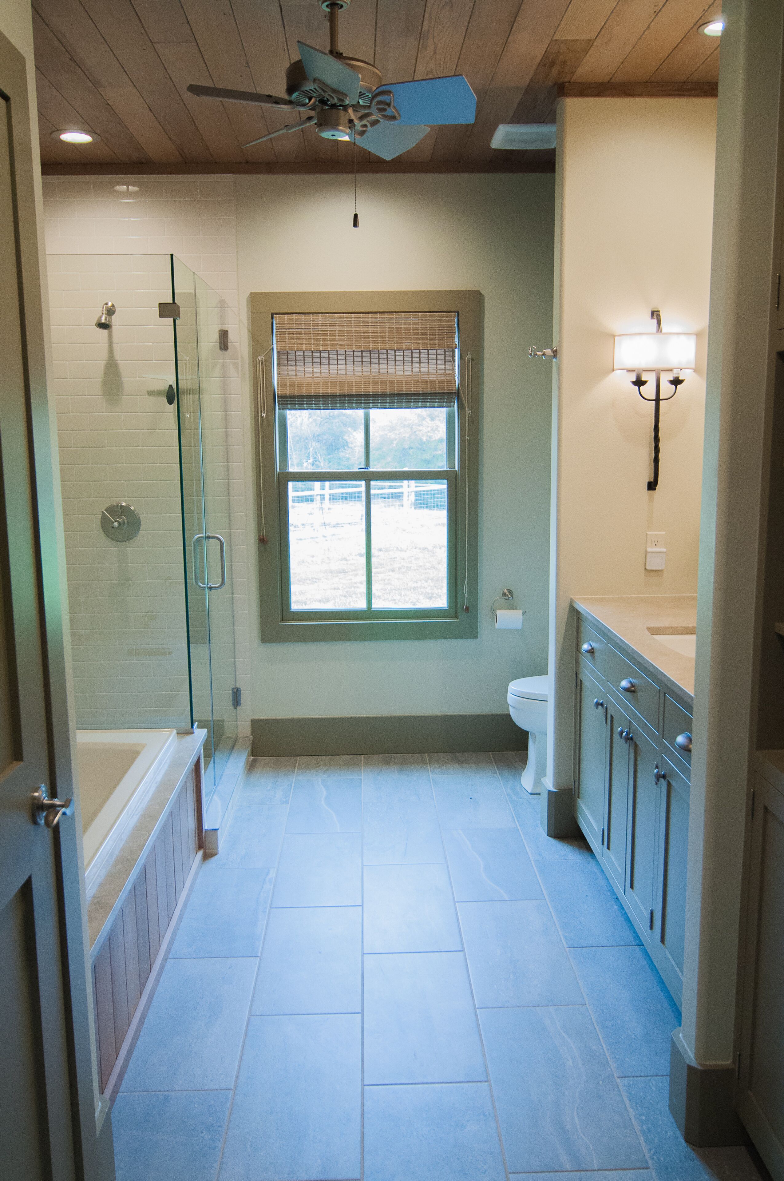 Bathroom 1, soaker tub and shower